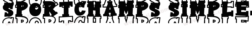 sportchamps simple字体转换